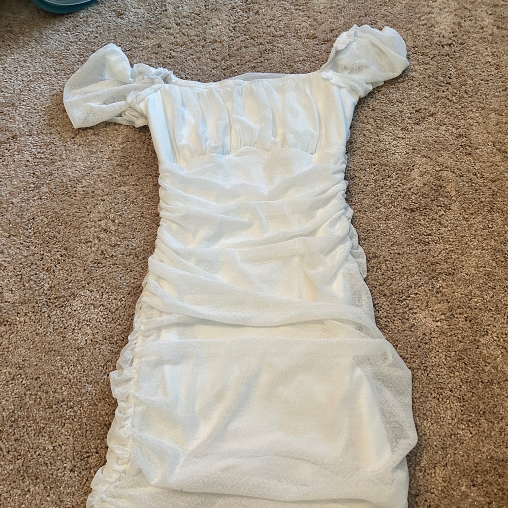 Windsor White Lace Detail Dress